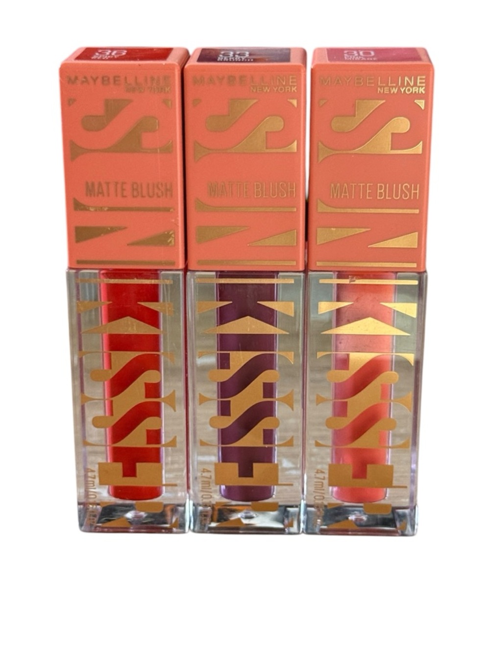 Sunkissed Radiance Maybelline Sunkisser Hazy Matte Liquid Blush Trio 36, 33, 30 - Picture 3 of 10